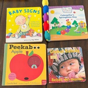 Baby sign language and other Books bundle 6-12 months